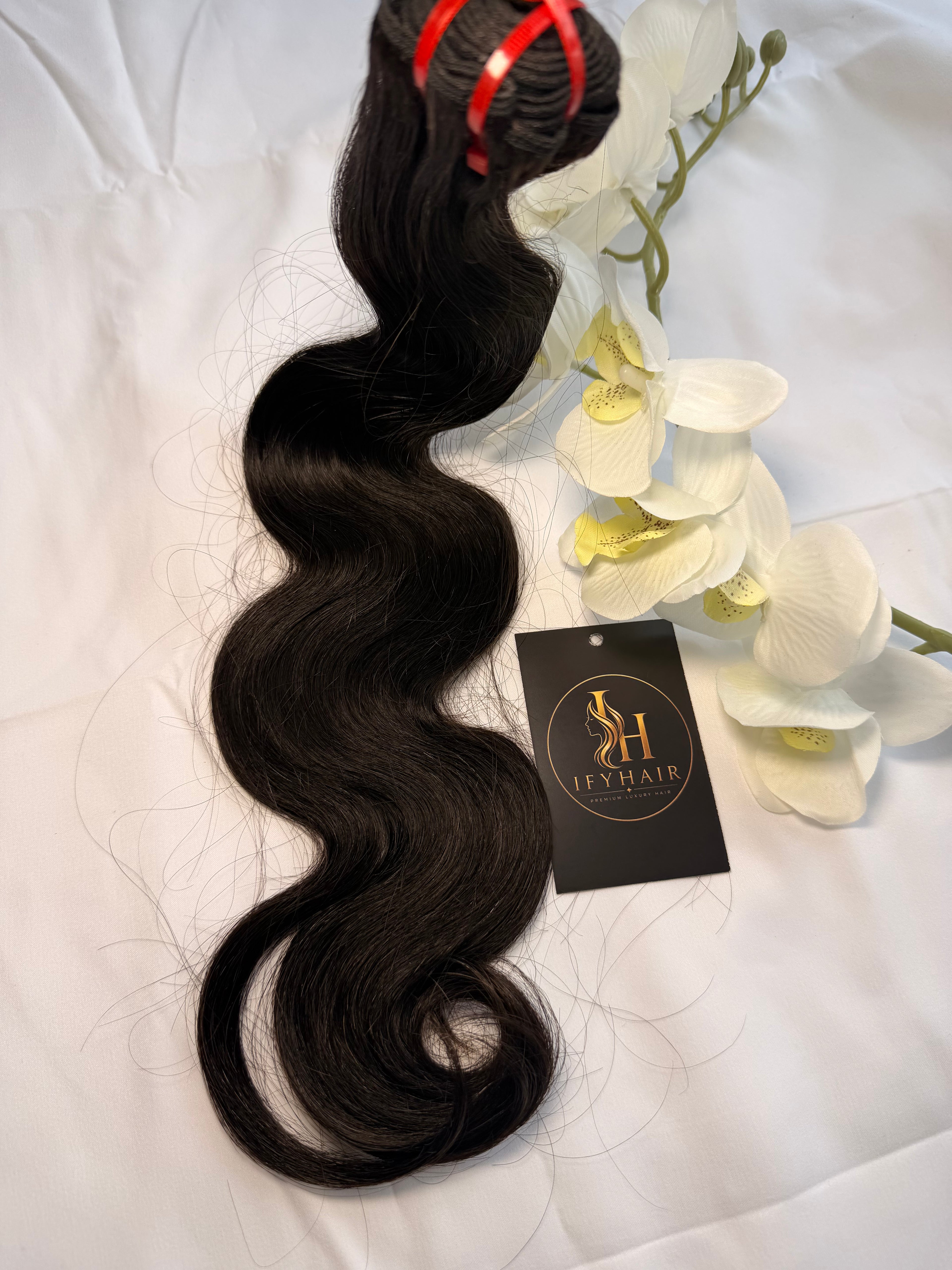 Einzelspender Doppelgezogene rohe vietnamesische Body Wave Echthaarverlängerungen - 3 Bündel