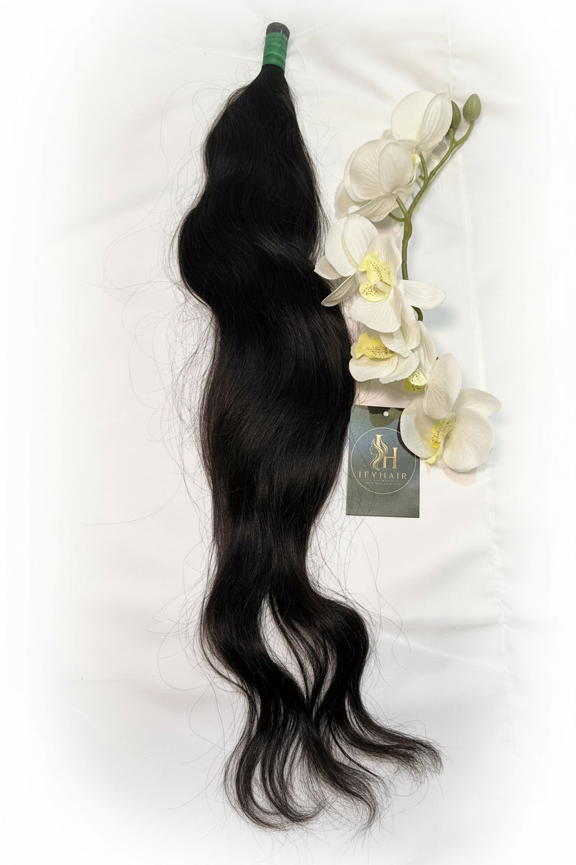 INDONESISCHES VIRGIN ECHTHAAR | BULK – 26 ZOLL