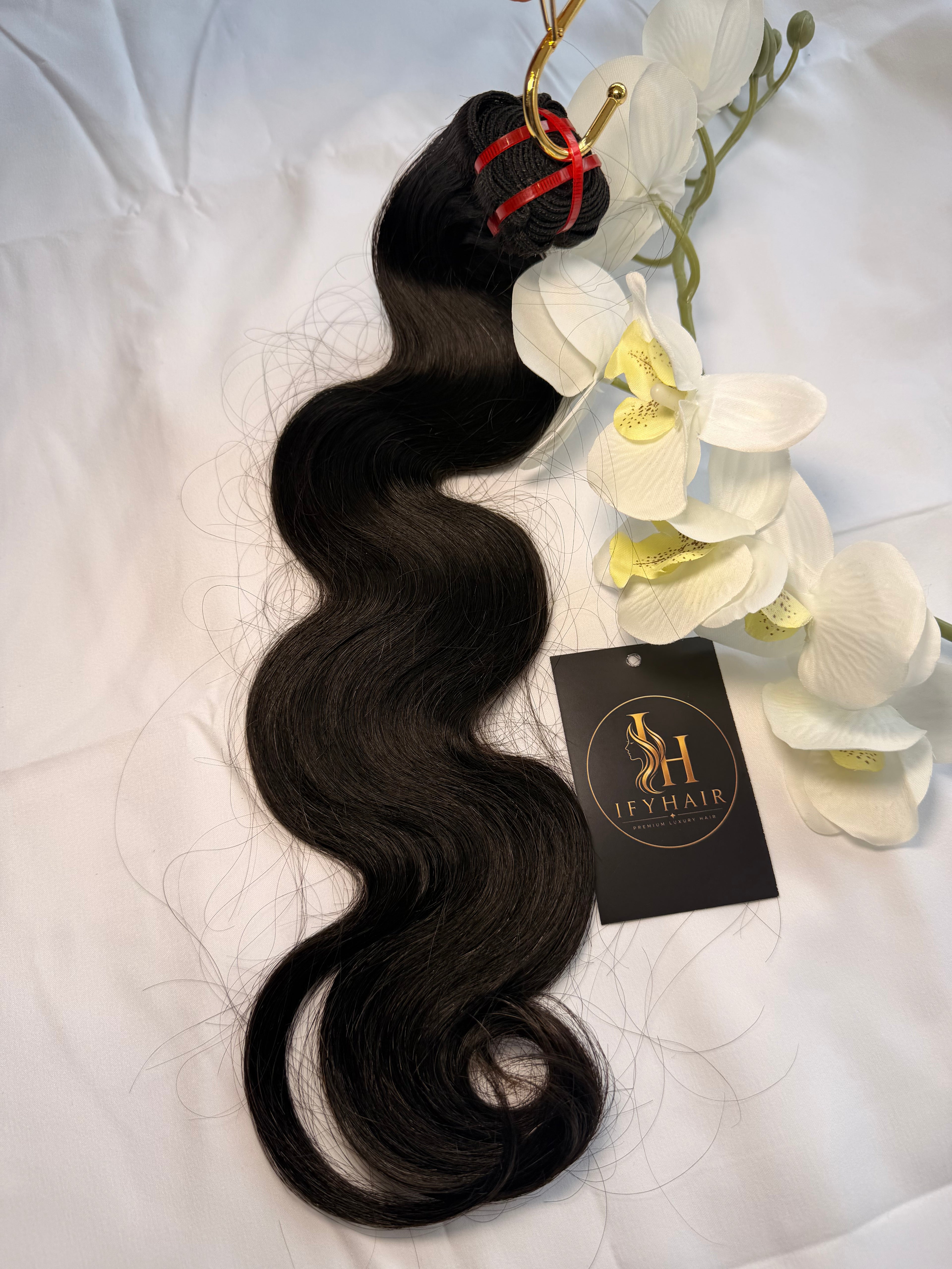 Einzelspender Doppelgezogene rohe vietnamesische Body Wave Echthaarverlängerungen - 3 Bündel