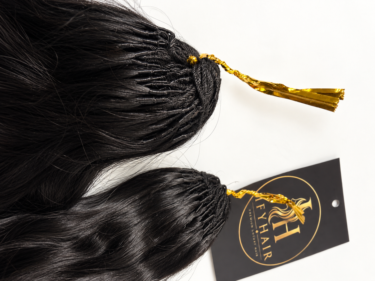 Italian Curly Miracle Knots – 100 % Virgin Cambodia Human Hair | 60 per Bundle | 20”