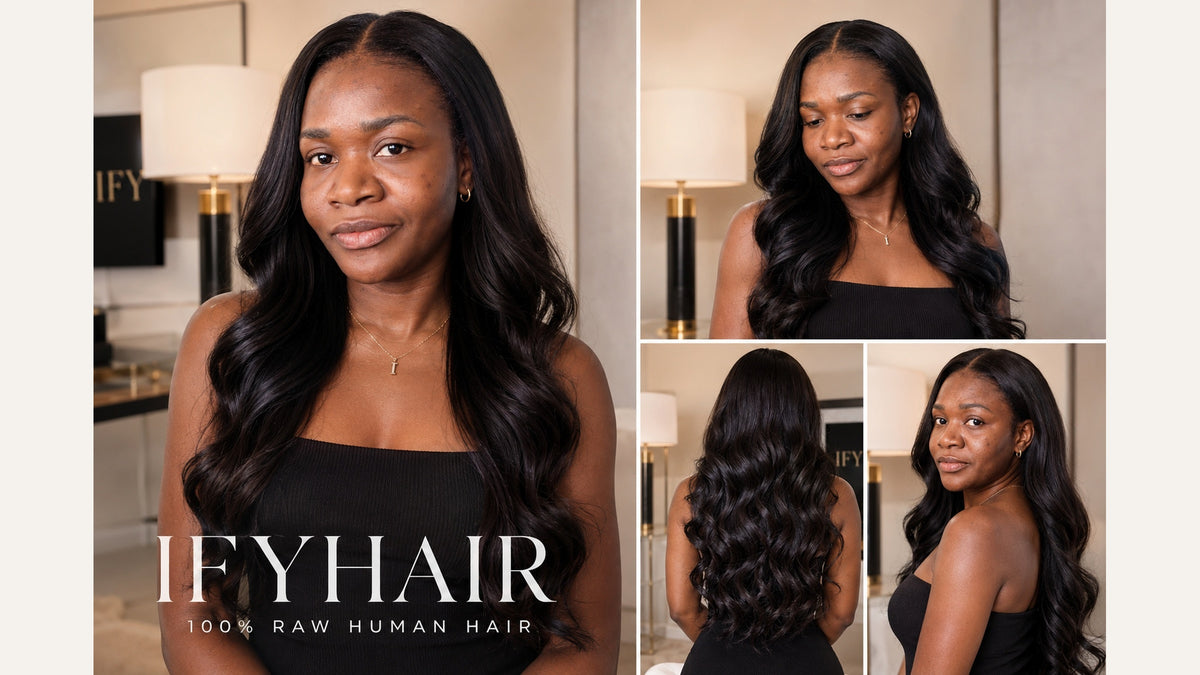 Double Drawn Vietnamesisches Raw Echthaar Body Wave | 100 g | 20–24″