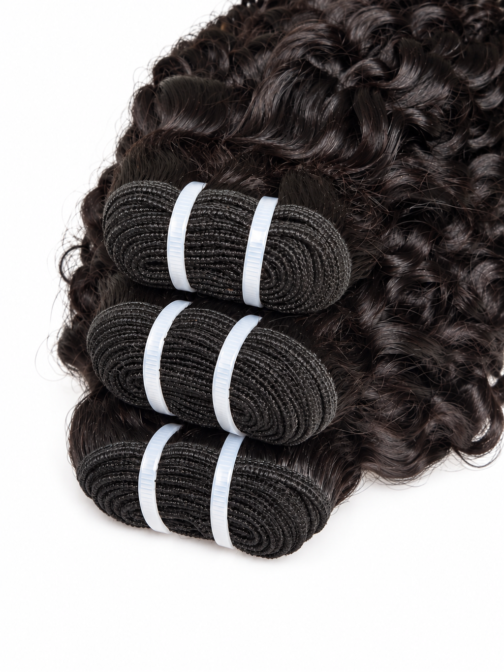 Cambodia Pixie Curly Echthaar Set | 20″ + 18” 5×5 HD Lace Closure