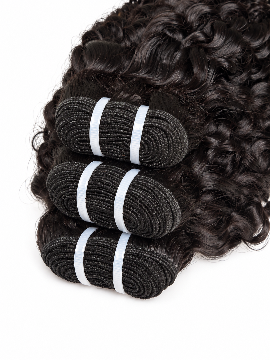 Cambodia Pixie Curly Echthaar Set | 20″ + 18” 5×5 HD Lace Closure