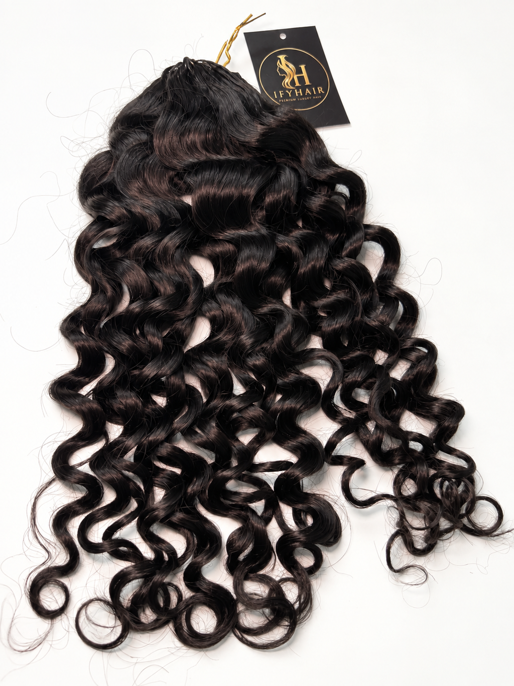 Italian Curly Miracle Knots – 100 % Virgin Cambodia Human Hair | 60 per Bundle | 20”