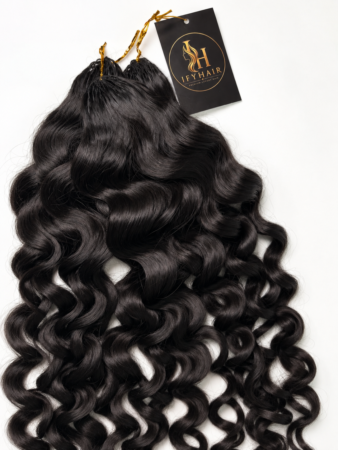 Italian Curly Miracle Knots – 100 % Virgin Cambodia Human Hair | 60 per Bundle | 20”