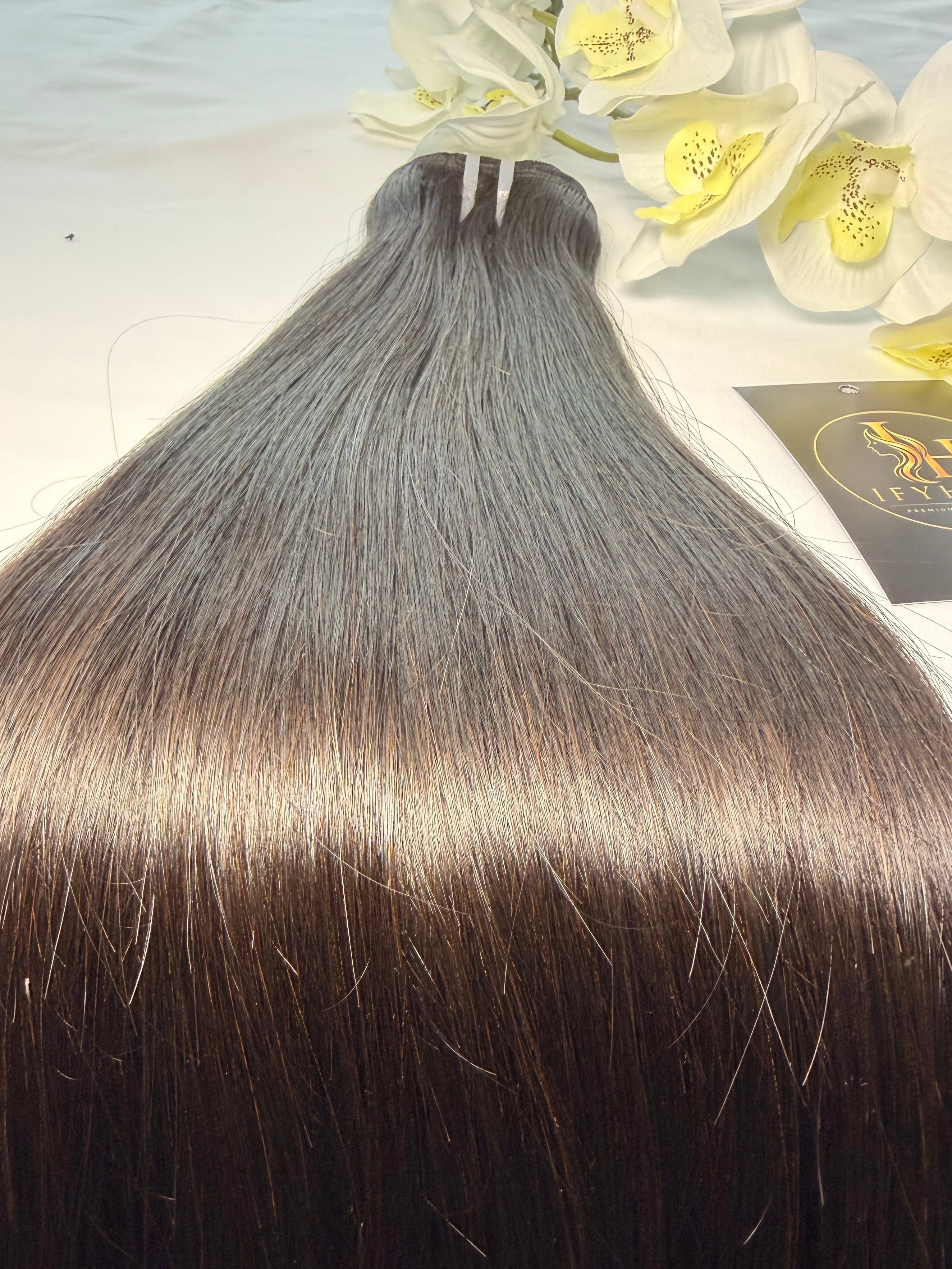 Single Donor Super Double Drawn Vietnamesisches Naturglattes Haar - 3 Bündel