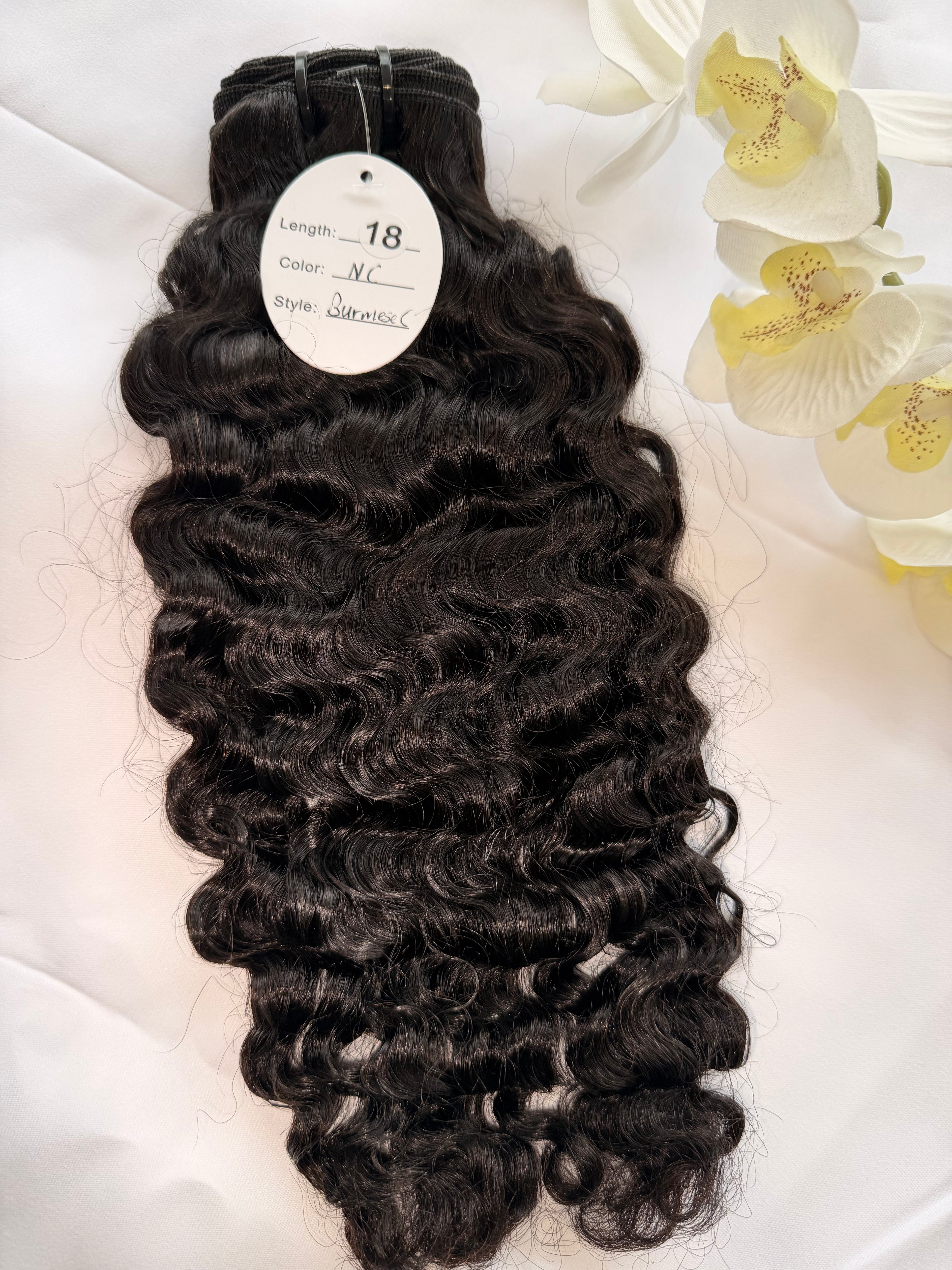 Unverarbeitete indische Deep Wave Echthaarbündel