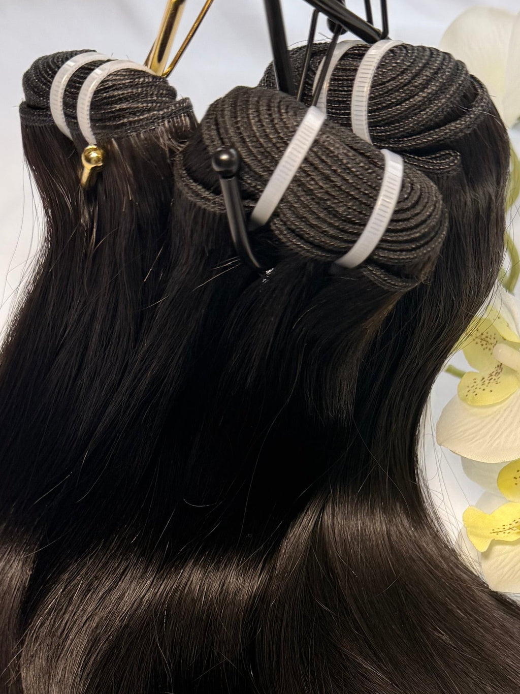 Single Donor Super Double Drawn Vietnamesisches Naturglattes Haar - 3 Bündel