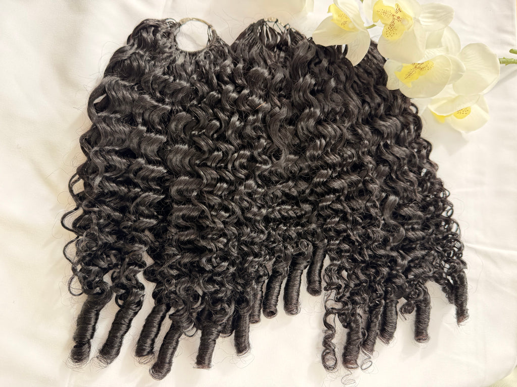 Miracle Knots Virgin Human Hair – Burmese Curly 300g