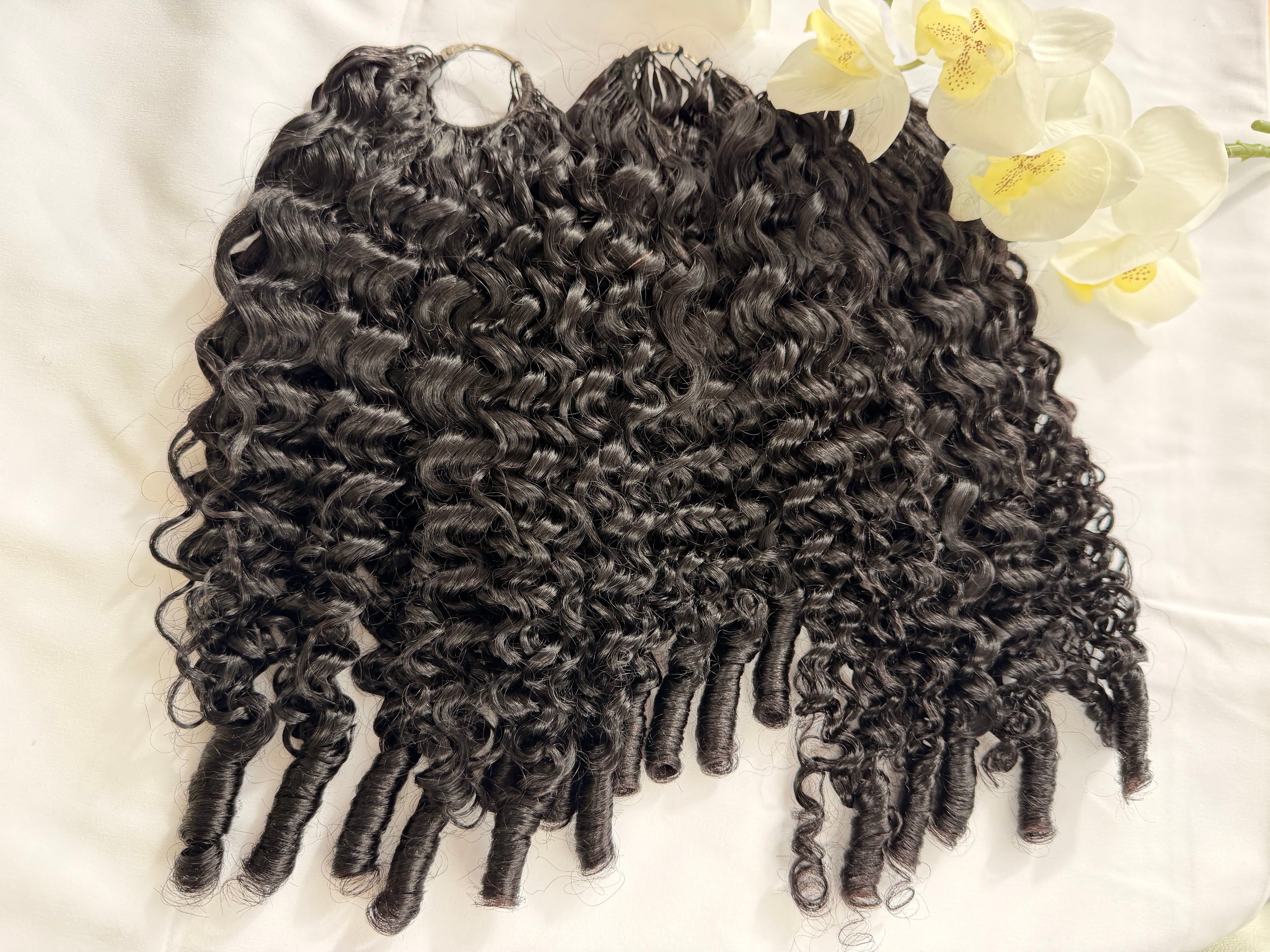 Miracle Knots Virgin Human Hair – Burmese Curly 300g