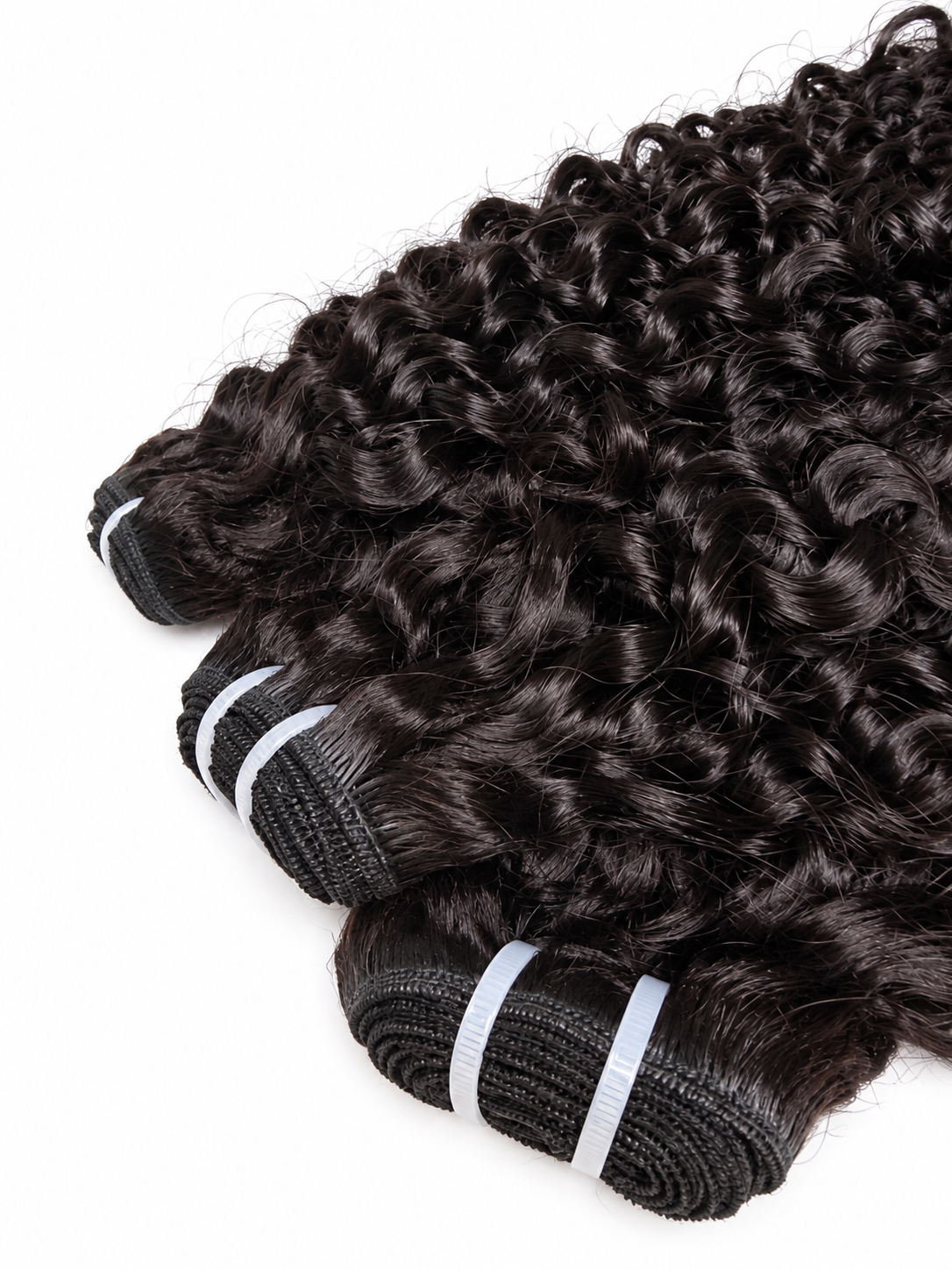 Cambodia Pixie Curly Echthaar Set | 20″ + 18” 5×5 HD Lace Closure