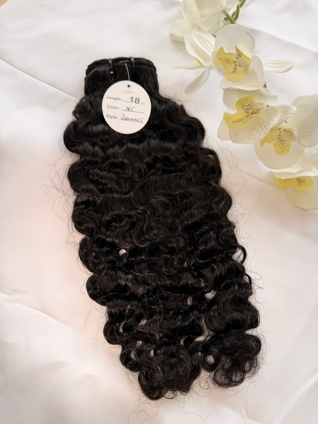 Unverarbeitete indische Deep Wave Echthaarbündel