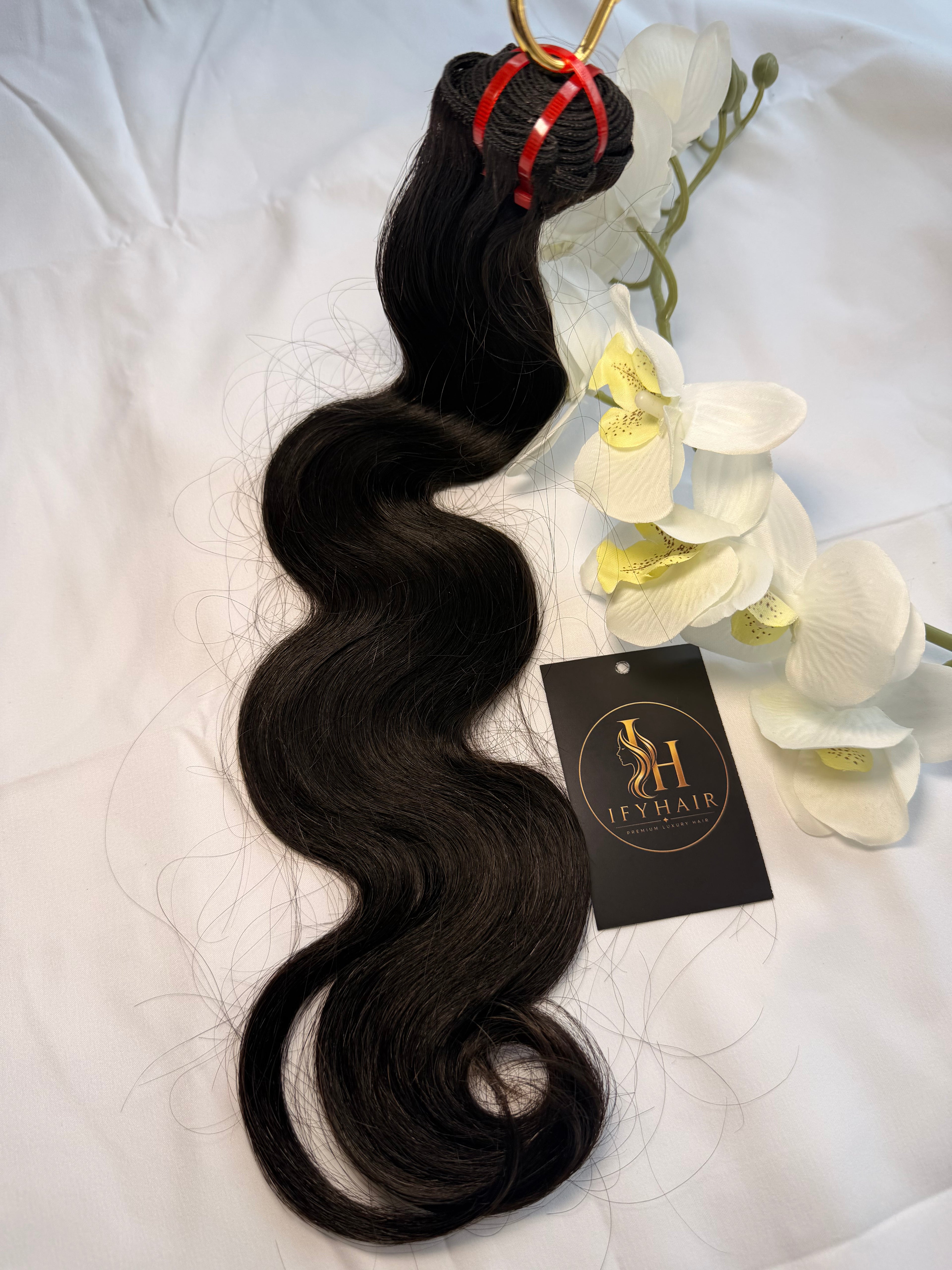 Einzelspender Doppelgezogene rohe vietnamesische Body Wave Echthaarverlängerungen - 3 Bündel