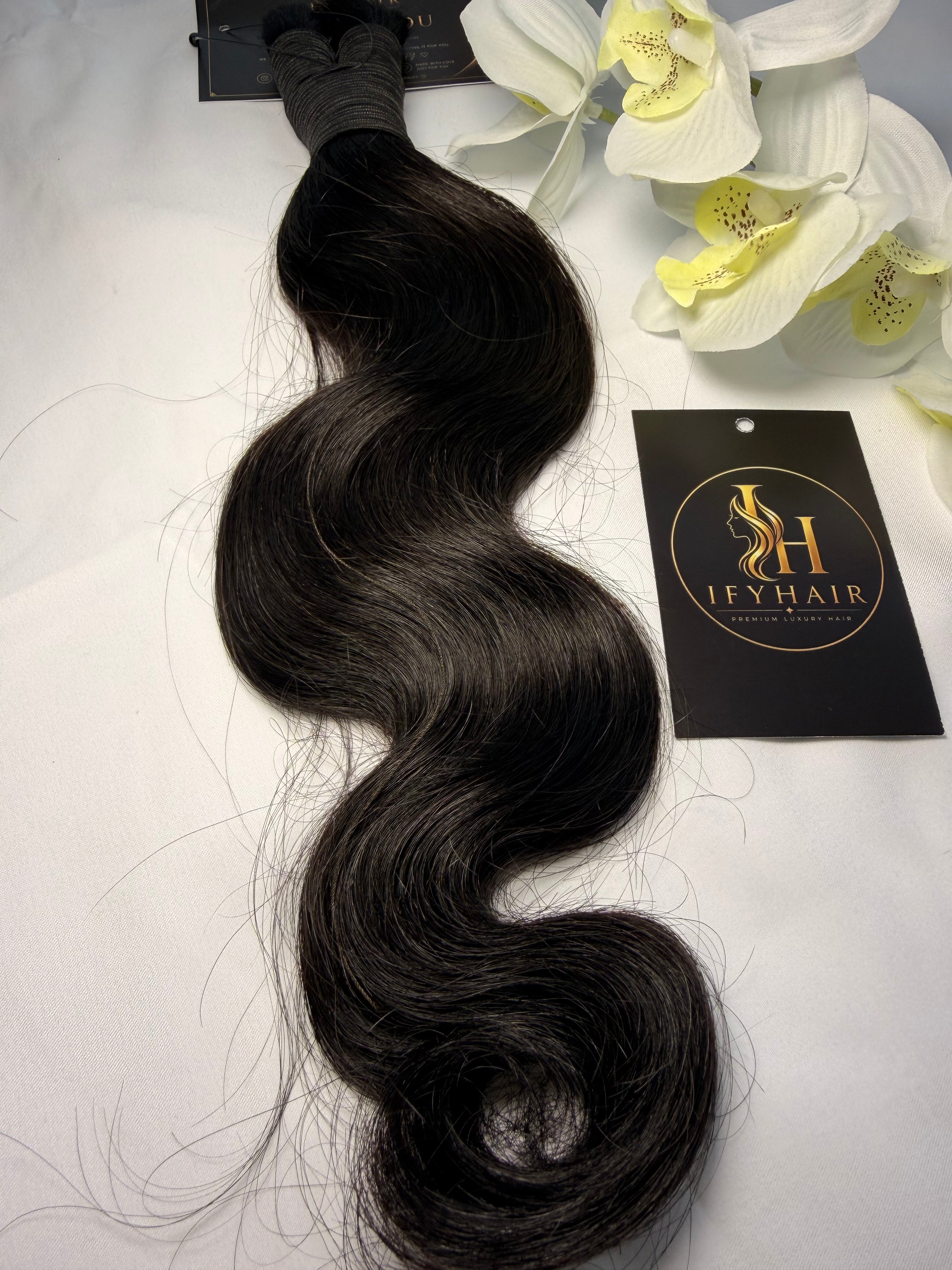 Raw Vietnamese Body Wave Bulk Hair for Boho Braids