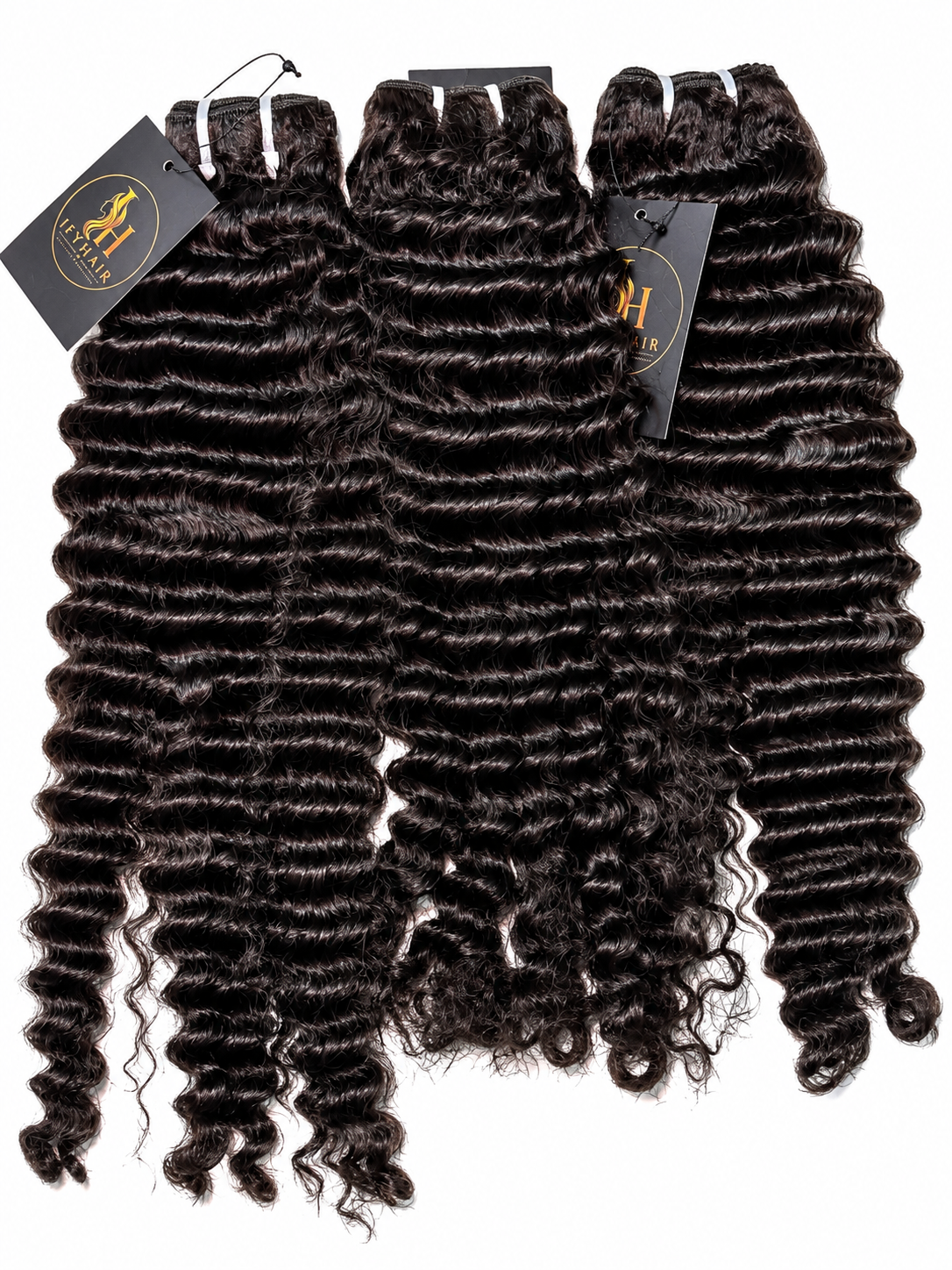 Cambodia Burmese Curly Echthaar – 20” | 300g 3 Bundles + 18” 5×5 HD Lace Closure