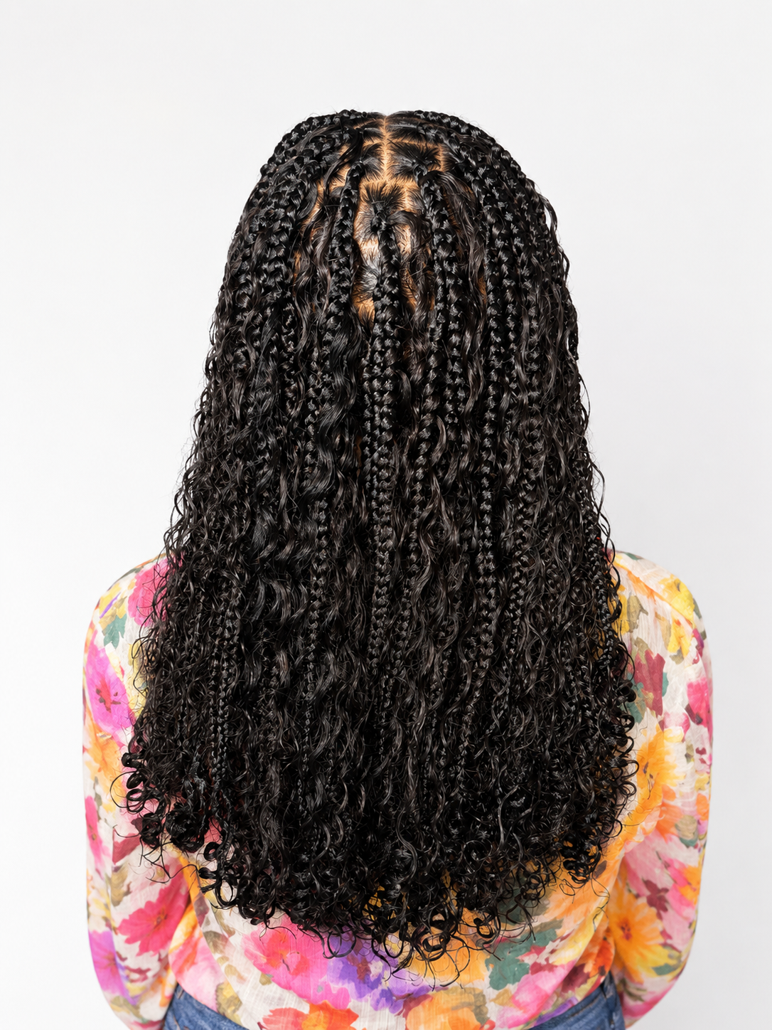 Burmese Curly Human Hair For Bohobraids - 20” inch 100g