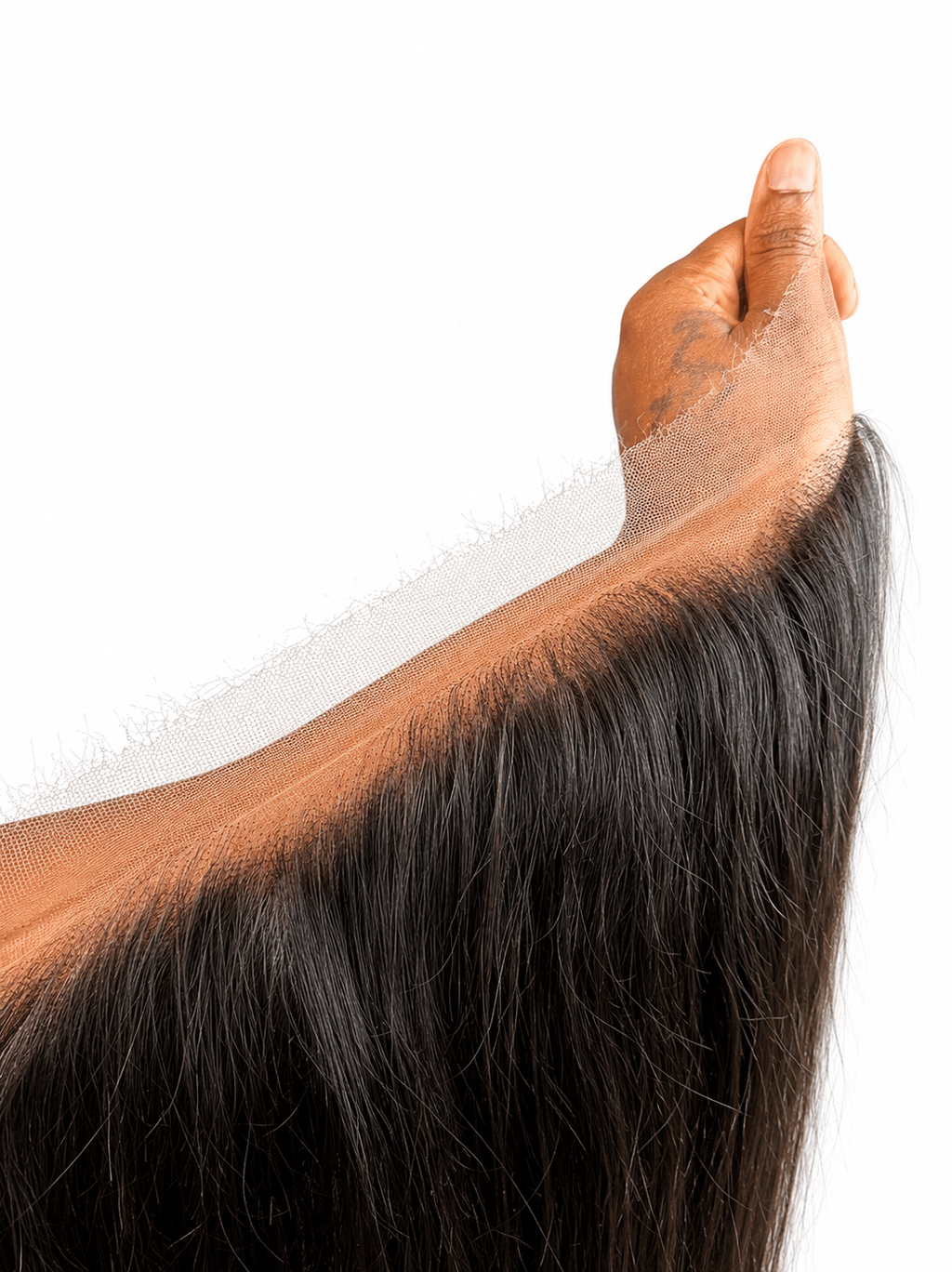 Haut wie 13x4 HD-Lace-Frontal Echthaar Glatt – 18 Zoll