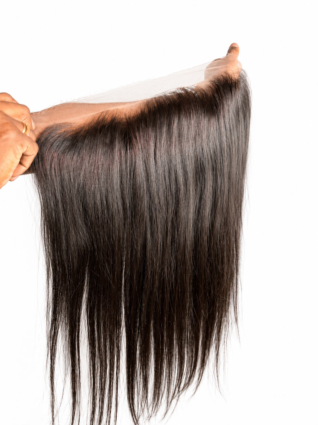 Haut wie 13x4 HD-Lace-Frontal Echthaar Glatt – 18 Zoll