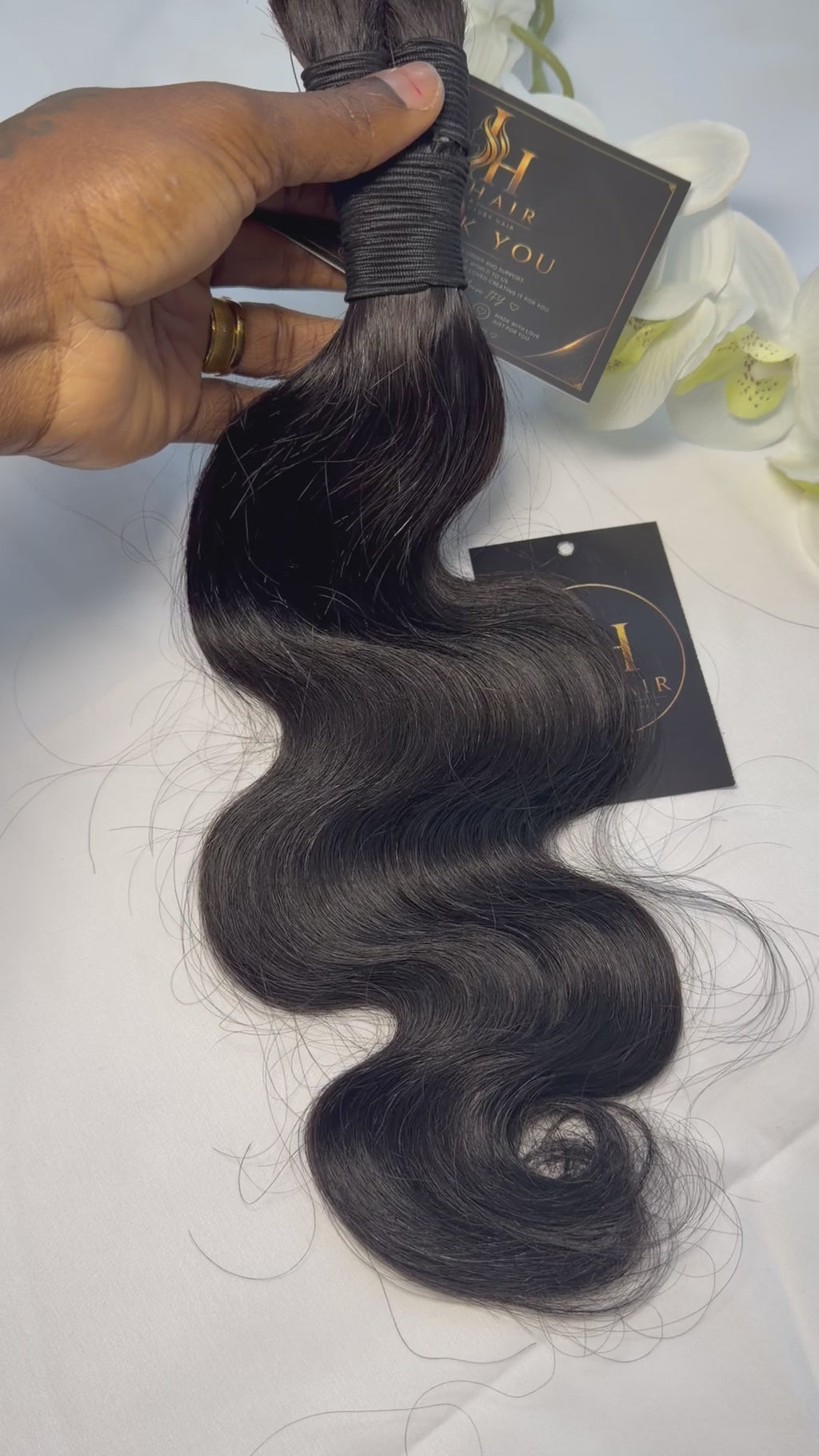 Raw Vietnamese Body Wave Bulk Hair for Boho Braids