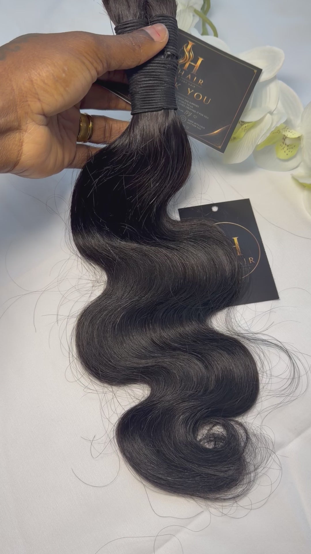 Raw Vietnamese Body Wave Bulk Hair for Boho Braids