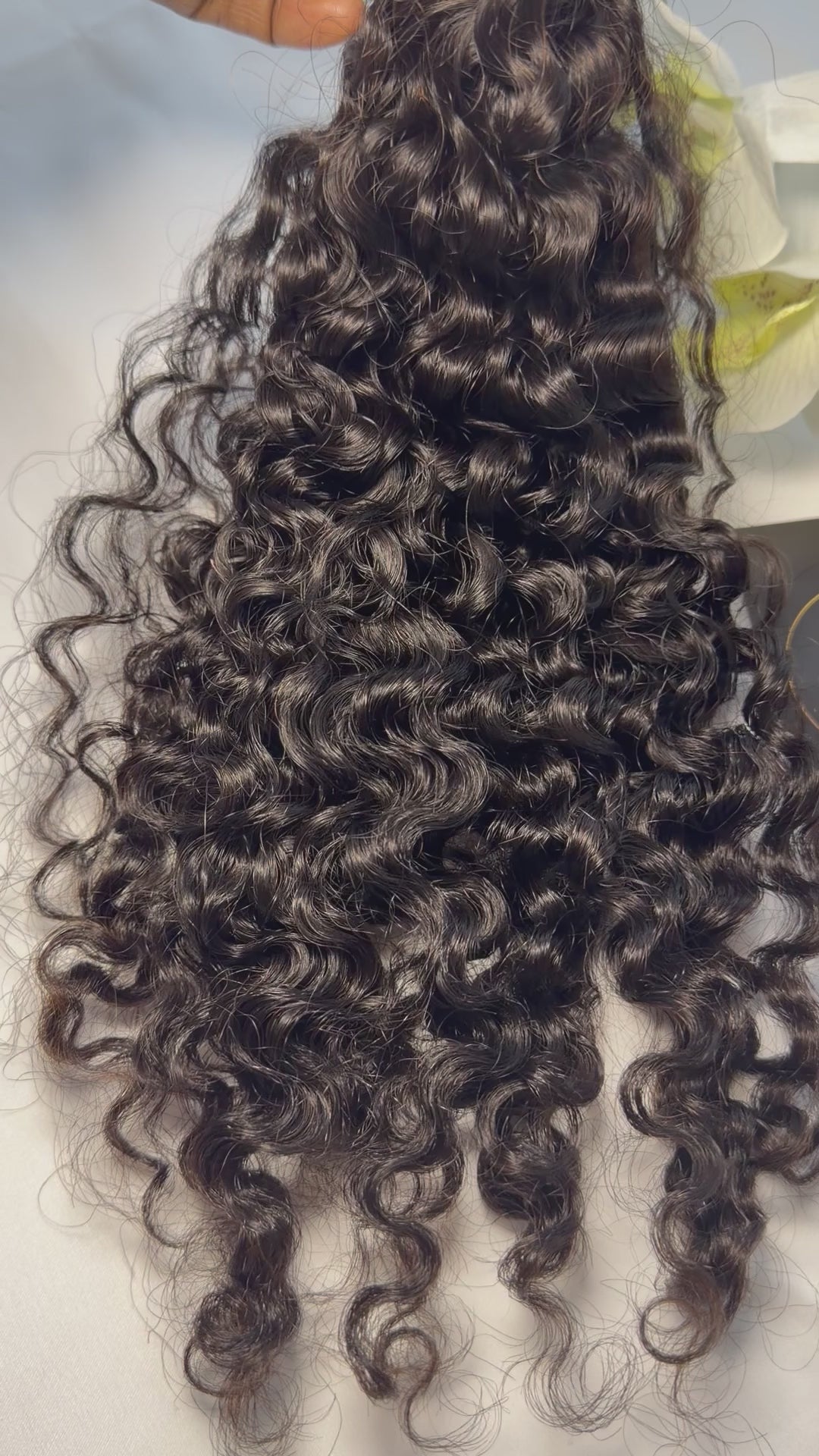 Burmese Curly Human Hair For Bohobraids - 20” inch 100g